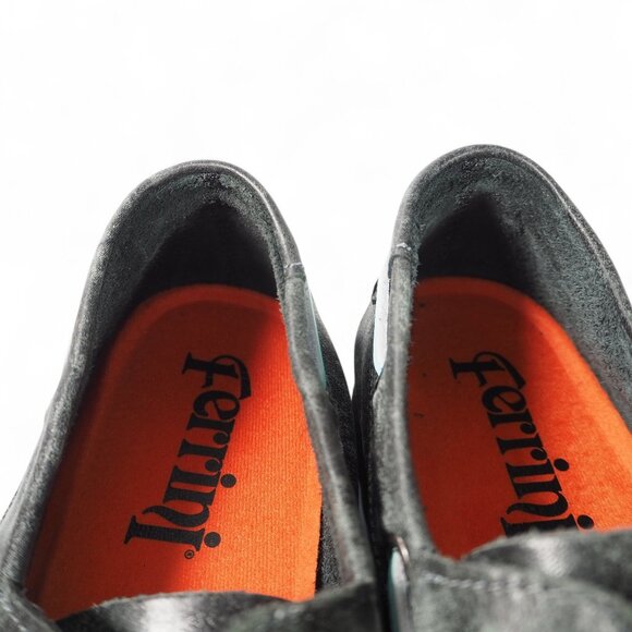 Ferrini Smoky Black Microsuede Moc Toe Leather Loafers Women's 8.5B 65322-49 - Picture 11 of 11